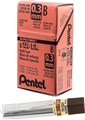 LEADS MECHANICAL CLUTCH PENCIL REFILL 03MM B 12PK