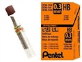 LEADS MECHANICAL CLUTCH PENCIL REFILL 03MM HB 12PK