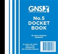 DUPLICATE DOCKET GNS 553 NO5 BOOK 120 X 125MM 50PK