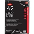 DISPLAY BOOK REFILLABLE PORTRAIT A2 20 POCKET BLACK 