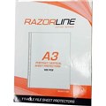 SHEET PROTECTOR A3 PORTRAIT HEAVY DUTY CLEAR EACH25 PACK100