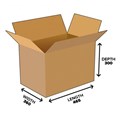 SHIPPING  MOVING  PACKING CARTON BOX 50L RATED TO HOLD 13KG 465MM L X 360MMW X 300H KRAFT BROWN