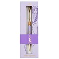 DISNEY GIFT PEN ARTLINE SIGNATURE METAL BARREL WITH ARIEL IMAGE  GLITTER UPPER RETRACTABLE PURPLE