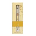 DISNEY GIFT PEN ARTLINE SIGNATURE METAL BARREL WITH BELLE IMAGE  GLITTER UPPER RETRACTABLE YELLOW