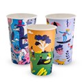 COFFEE CUP HOT VISION ART SERIES SINGLE WALL 16OZ ASSORTED DESIGNS 1000PK