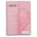 SCENTED NOTEBOOK COLOURHIDE 120 PAGE A4 STRAWBERRY SCENTED