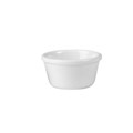 RAMEKIN SMOOTH DIPPING BOWL 120ML WHITE MELAMINE