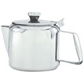 TEAPOT 3L 16 CUP STAINLESS STEEL TEA POT STRAIGHT SIDED