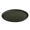 TRAY ROUND GRIPTITE NON SLIP PLASTIC 350MM BLACK