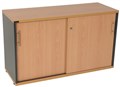 CREDENZA CUPBOARD CABINET STELLA PILOT P23 1200W X 450D X 720H 2 ADJUSTABLE SHELVES PILOT BEECHIRONSTONE