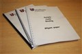 BINDING SERVICE INCLUDES CLEAR FRONT COVER  BOARD BACK COVER