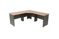 STELLA PILOT P12 DESK CORNER UNIT ONLY 900 X 900 X 600MMD BEECHIRONSTONE