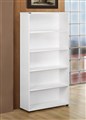 BOOKCASE SHELVING MR BLEND RANGE BW19 1800H X 900W X 330D 1 FIXED  3 ADJUSTABLE SHELVES WHITE