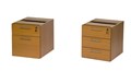 STELLA SW08 PEDESTAL DRAWER 3 BOX DRAWERS 410W X 500D X 450H FIXED WHITE