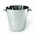 BUCKET WINE  ICE WITH LUG HANDLES 165MMD X 180MMH MIRROR STAINLESS STEEL