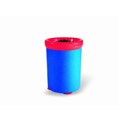 GLASS WASHER SINK STYLE BRUSH PORTABLE WITH SUCTION CUPS  SEALED BLUE CASE