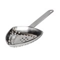 ICE SCOOP BAR STRAINER JULIEP CHROME FINISH TRILOBAL SHAPE 79MM X 165MM