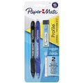MECHANICAL PENCIL PAPERMATE PROFILE 07MM WITH SPARE LEADS  ERASERS ASSORTED 2PK