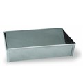 ASHTRAY FLOOR SMOKERS PLEASE 305MM X 190MM X 75MM STAINLESS STEEL