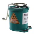 MOP BUCKET MOBILE PLASTIC 15L GREEN