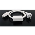 CABLE BASKET STARTER 3M WITH 10AMP 3 PIN PLUG WHITE