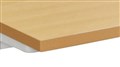 YS DESIGN DESK TOP ONLY 1500W X 750MMD NO CABLE HOLES BEECH
