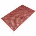 MAT MATTEK SAFETY CUSHION GREASE PROOF 900 X 1500MM TERRACOTTA