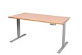 DESK SITSTAND 2 LEG VERTILIFT SILVER FRAME ONLY