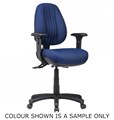 STYLE ERGONOMICS CHAIR SAFARI SA350H IN METRO BLACK FABRIC WITH ADJUSTABLE ARMS