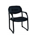 CHAIR MORGAN LEATHER VISITOR