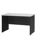 OXLEY STUDENT DESK 1200W X 600D X 730MMH BEECH AND IRONSTONE NO DRAWERS