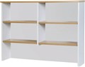 OXLEY HUTCH 1800 X 315 X 1075MM OAK  WHITE