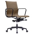 STYLE ERGONOMICS R2 VOLT BOARDROOM CHAIR TAN PU WITH FIXED ARMS
