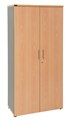 CUPBOARD CABINET STELLA PILOT P20 1800H X 450D X 900W FULL DOOR 1FIXED  3 ADJUSTABLE SHELVES BEECHIRONSTONE