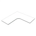YS DESIGN CORNER WORKSTATION TOP ONLY 1800MM X 1800MM X 750MM D BEECH