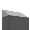 CUPBOARD CABINET STATIONERY STEELCO STORAGE SLOPING TOP ONLY FOR STEELCO STORAGE CABINET 915MMW GRAPHITE