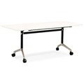 RAPIDLINE TYPHOON FLIP TOP TABLE 1500 X 750 X 750MM NATURAL OAK TOP
