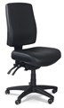 STATELINE ERGOFORM CHAIR BLACK PU WITHOUT ARMS MR