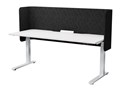 DESK MOUNTED SCREEN WRAP MR VERTILIFT600MMH CHARCOAL TO SUIT 1800W TOP