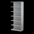 APC STEEL UNI SHELVING ADDON BAY 2175 X 900 X 400MM INCLUDING 5 ADJUSTABLE SHELVES CYBER GREY
