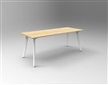 TABLE RAPIDLINE ETERNITY MEETING 1800 X 750 X 730MMH NATURAL OAK  WHITE