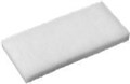 EAGER BEAVER SCRUB PAD 250MM X 110MM WHITE