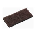 EAGER BEAVER SCRUB PAD 250MM X 110MM BROWN