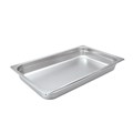 TRAYS BAIN MARIE INSERT PAN 11 SIZE 100MM ANTI JAM 530MM X 325MM X 100MM STAINLESS STEEL 