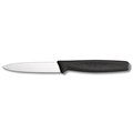 KNIFE STAINLESS STEEL PARING VICTORINOX POINT TIP NYLON HANDLE 80MM BLACK