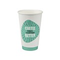 COFFEE HOT CUP DOUBLE WALL 16OZ QUOTE SERIES BOX 500