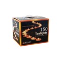 CANDLES TEALIGHT WAX 89 HOUR BURN TIME PER TEA LIGHT CANDLE 150PK WHITE