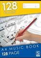 MUSIC BOOK EXERCISE BOOK A4 8MM STAVE 128 PAGE