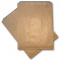 PAPER BAG 4F 4 FLAT LONG 270MM X 240MM BROWN 4F 500PK