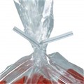 TWIST TIES 4 PLASTIC WITH WIRE INSERT 1000PK WHITE